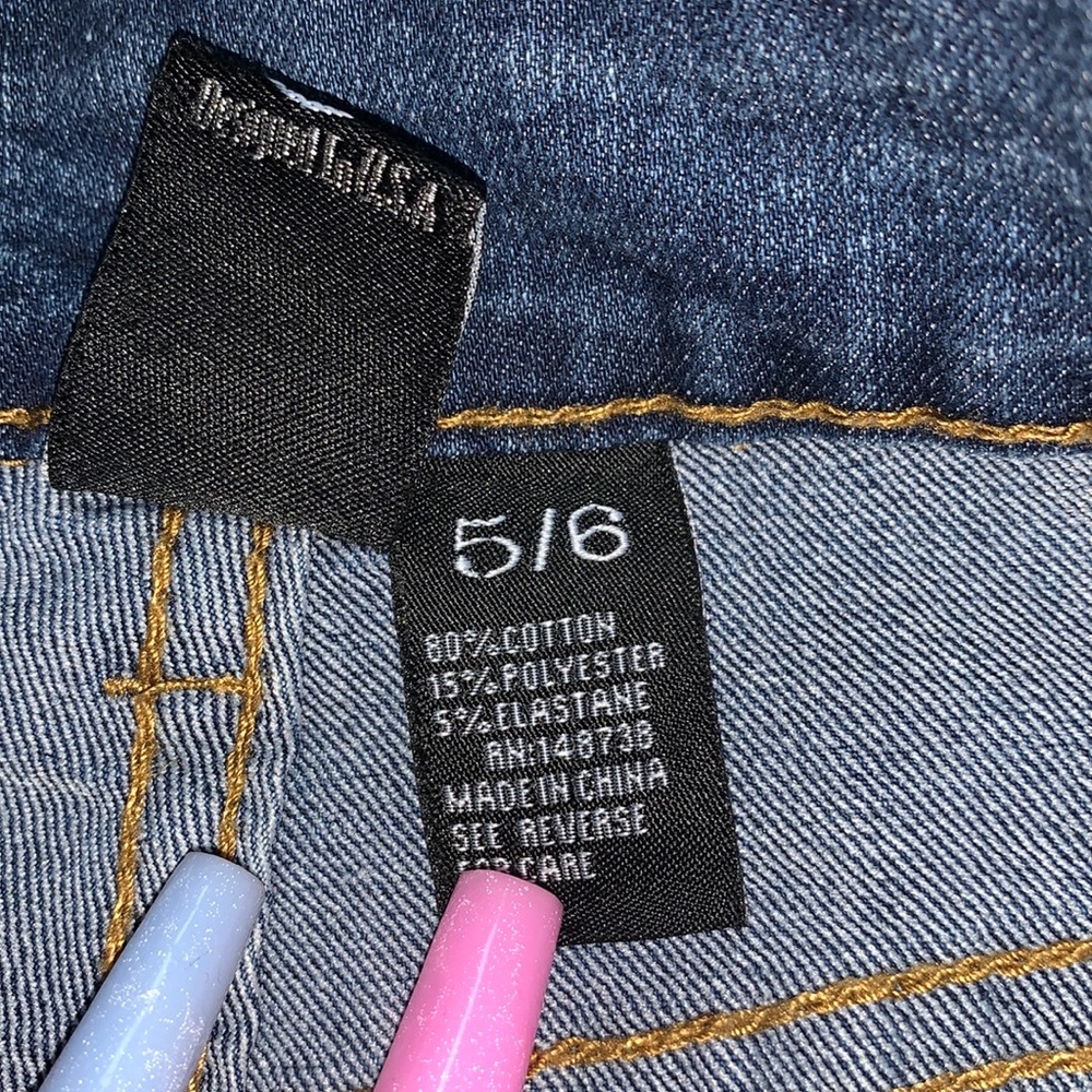High rise skinny jeans